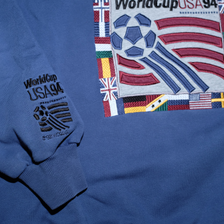 Vintage adidas World Cup '94 USA Sweater Medium - Double Double Vintage
