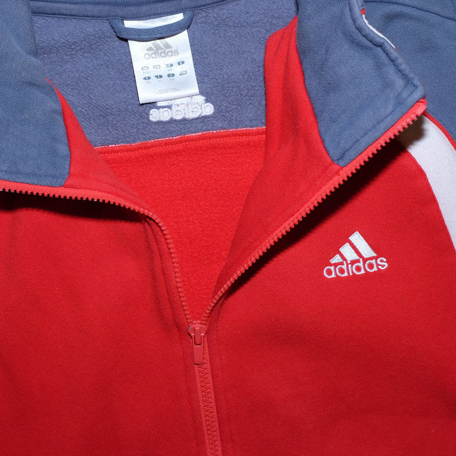 Vintage adidas Sweat Jacket XLarge - Double Double Vintage