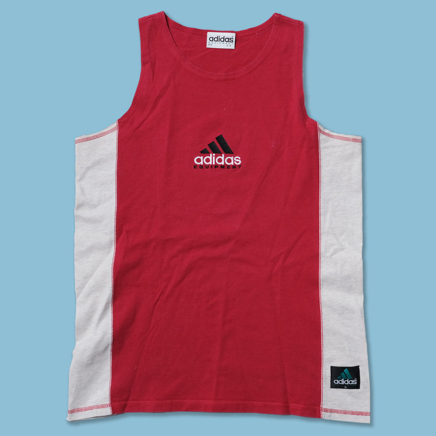 ✅USA製 90s vintage adidas tanktop old Vintage Adidas Tank Top Shirt Womens Large Blue Yellow 3