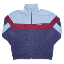 Vintage adidas Velour Track Jacket Medium - Double Double Vintage
