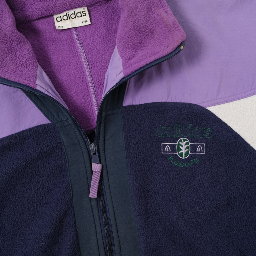 Vintage Adidas Fleece Jacket XLarge