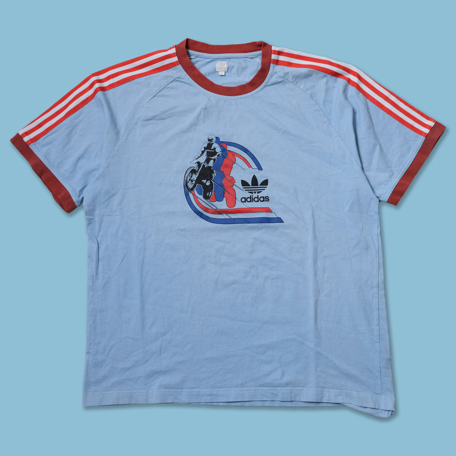 Vintage adidas Ringer T-Shirt XLarge