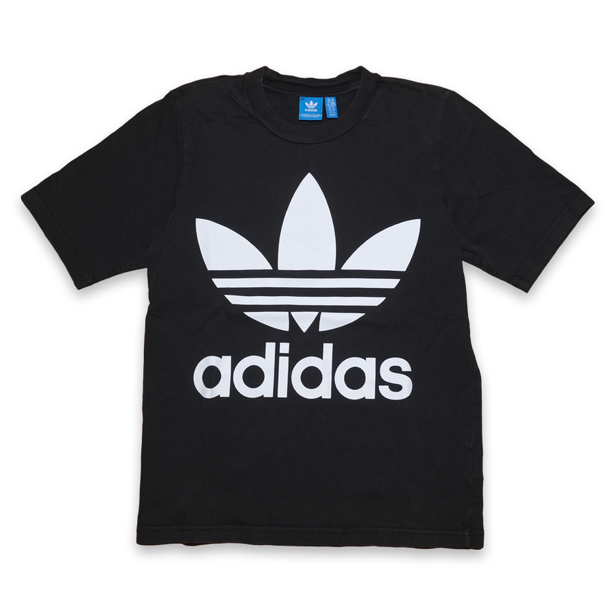 adidas Logo T-Shirt Small - Double Double Vintage