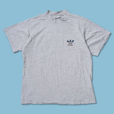 Vintage adidas Mock Neck T-Shirt Medium / Large