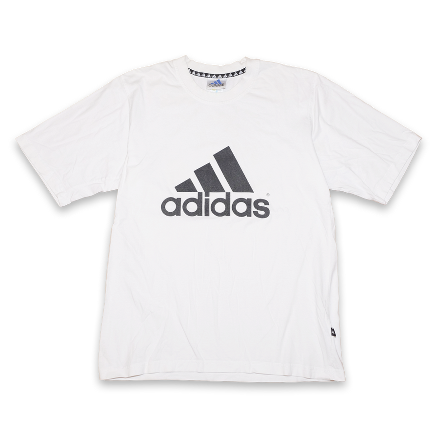 Vintage adidas Logo T-Shirt Large - Double Double Vintage