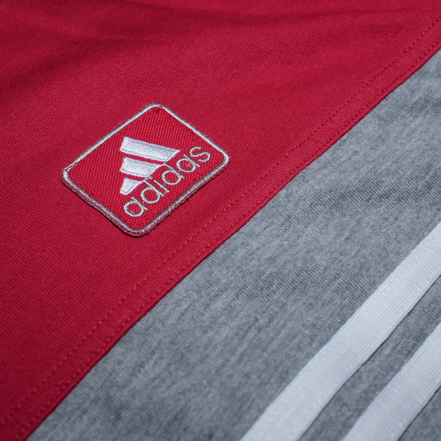 Vintage adidas V-Neck T-Shirt Large - Double Double Vintage