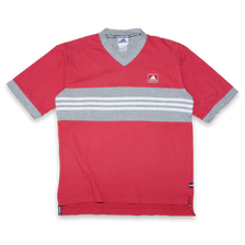 Vintage adidas V-Neck T-Shirt Medium - Double Double Vintage