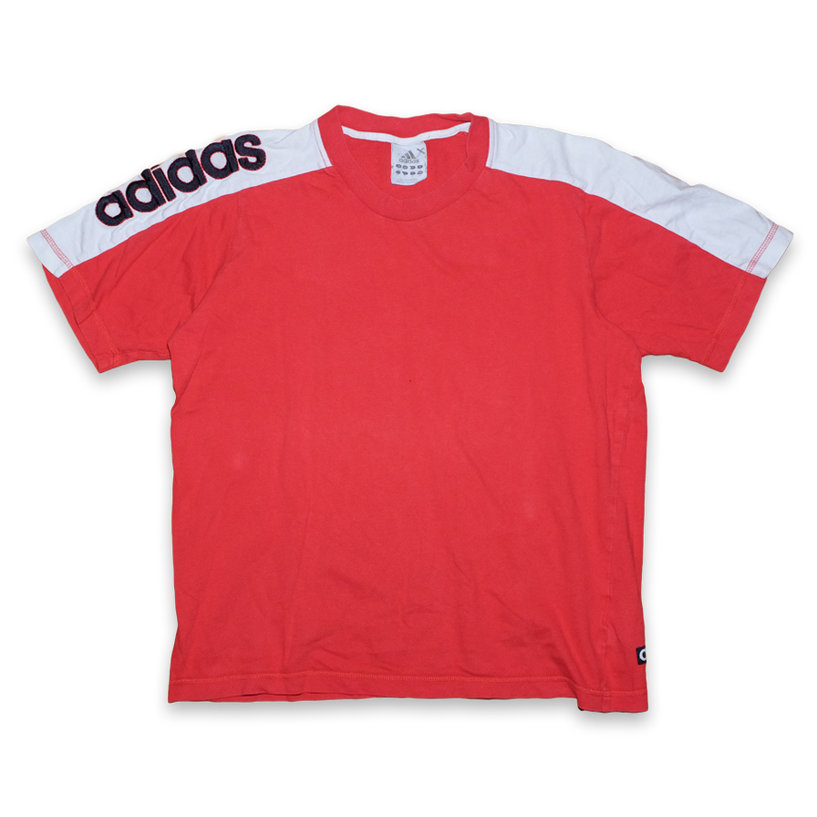 adidas Sleeve Logo T-Shirt Medium - Double Double Vintage