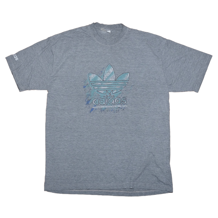 Vintage adidas Trefoil Logo T-Shirt XLarge - Double Double Vintage