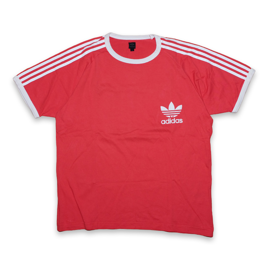adidas Trefoil Logo T Shirt Medium Large Double Double Vintage