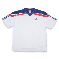 Vintage adidas V-Neck T-Shirt XLarge - Double Double Vintage