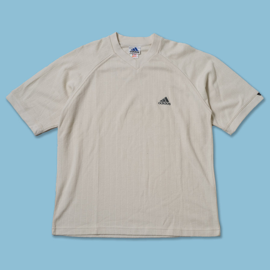 Vintage Deadstock adidas V-Neck T-Shirt Medium / Large