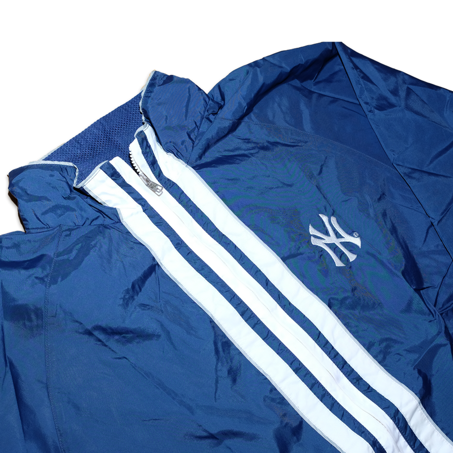 Vintage Adidas New York Yankees Pullover Windbreaker Large 