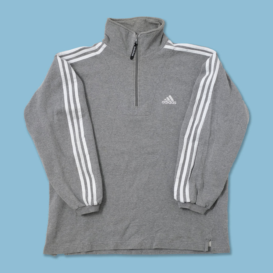 Vintage adidas Q-Zip Sweater Medium / Large