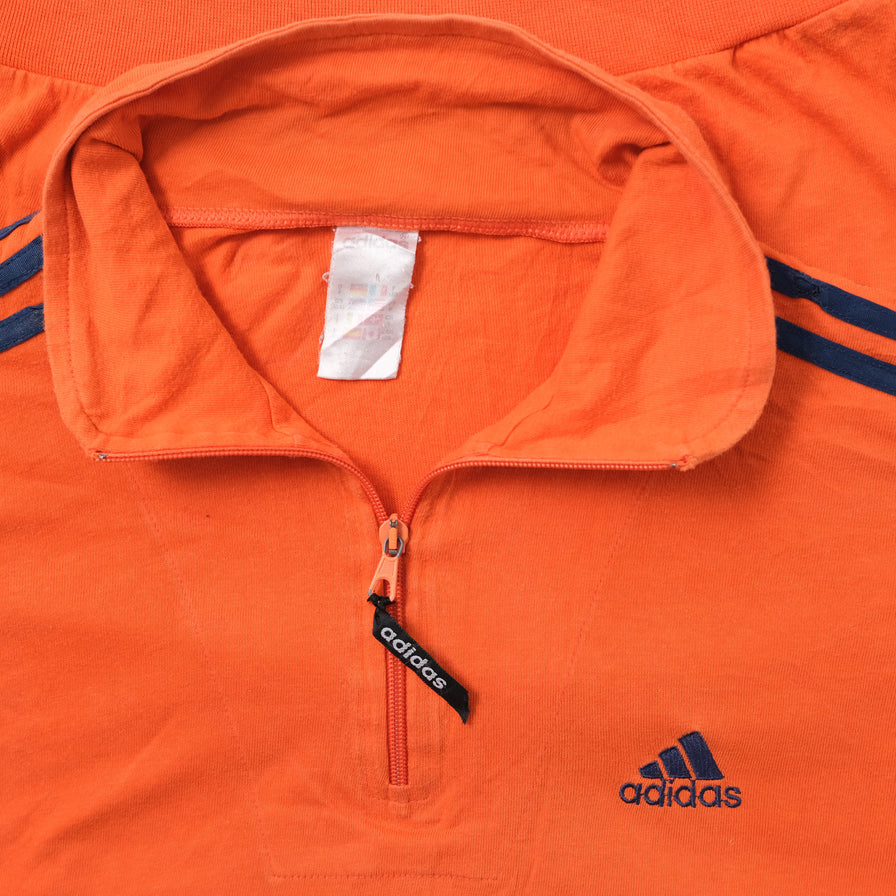 Vintage adidas Q-Zip Sweater Large