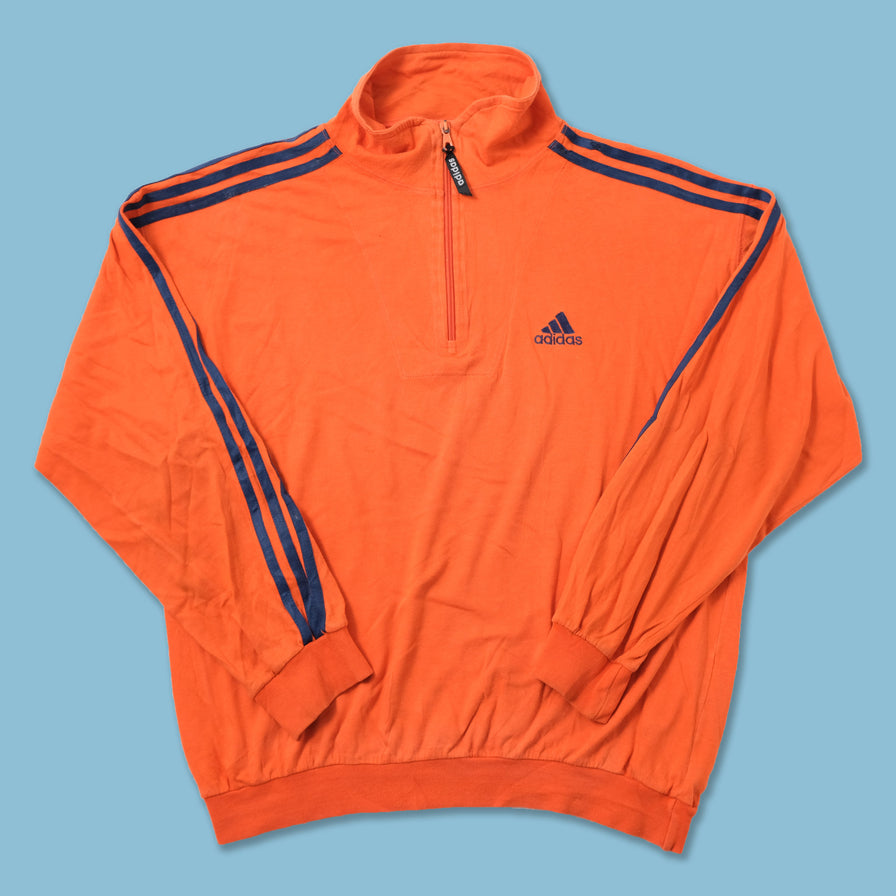 Vintage adidas Q-Zip Sweater Large