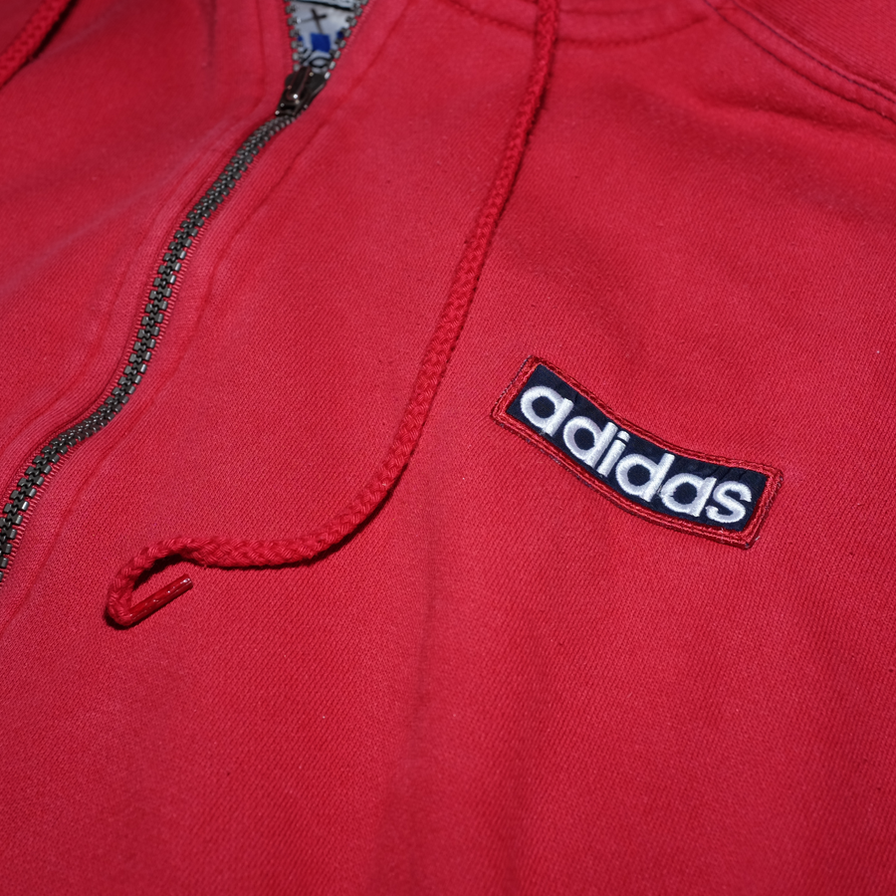 Vintage adidas Zip Hoodie Small / Medium - Double Double Vintage
