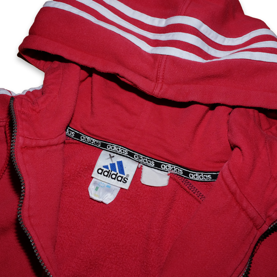 Vintage adidas Zip Hoodie Small / Medium - Double Double Vintage