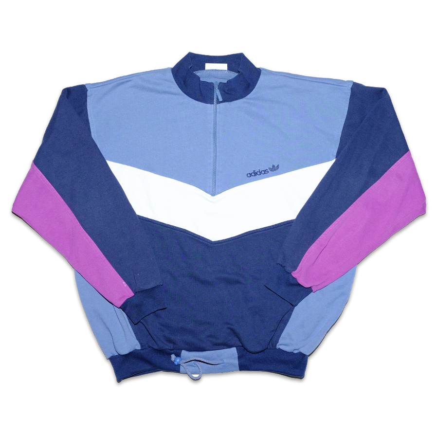 Vintage adidas Half-Zip Sweater XLarge - Double Double Vintage