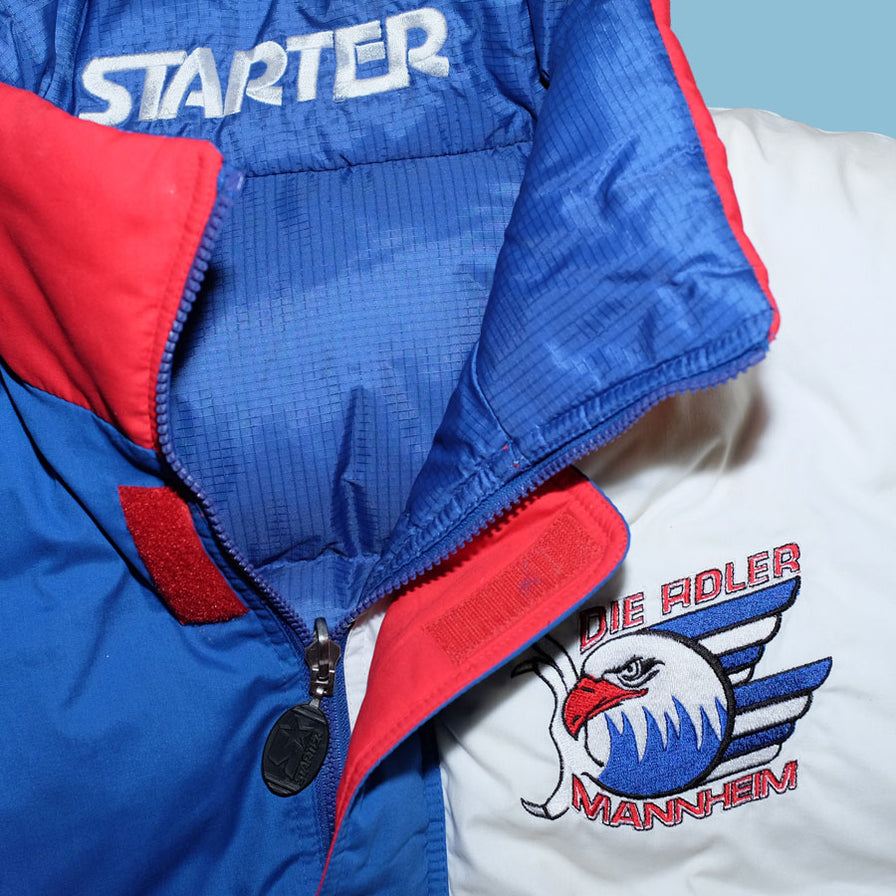 Vintage Starter Adler Mannheim Puffer Jacket Large - Double Double Vintage