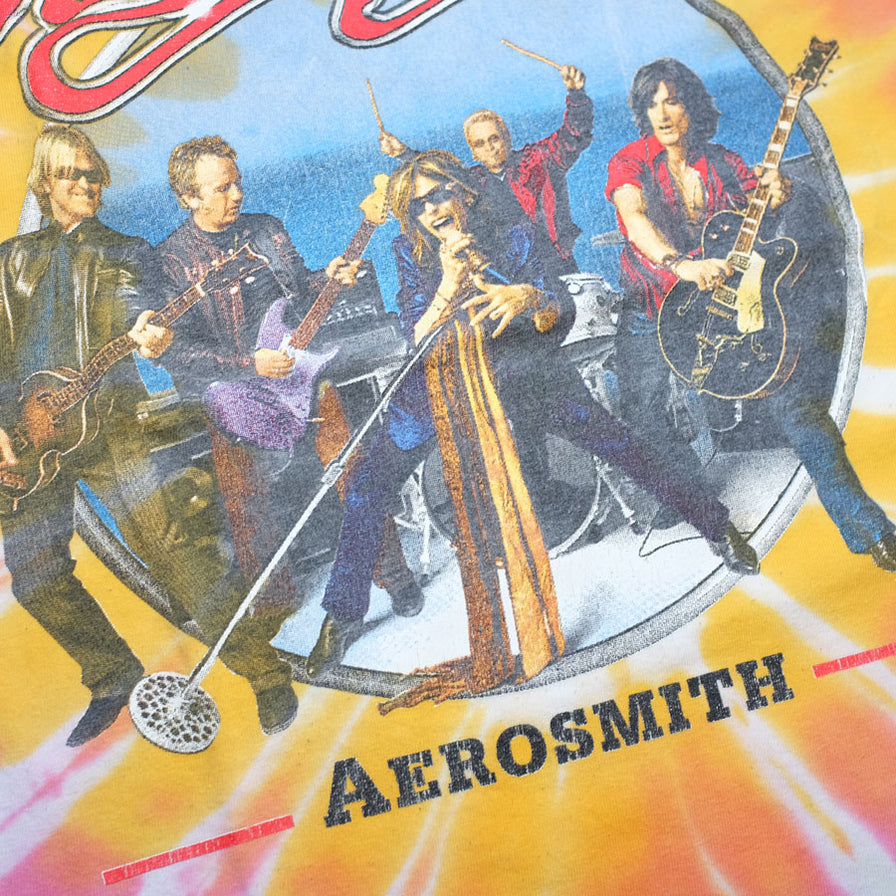 Vintage Aerosmith Tie Dye T-Shirt XLarge - Double Double Vintage