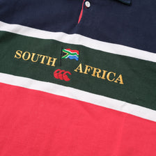 Vintage Canterbury South Africa Rugby Polo Large