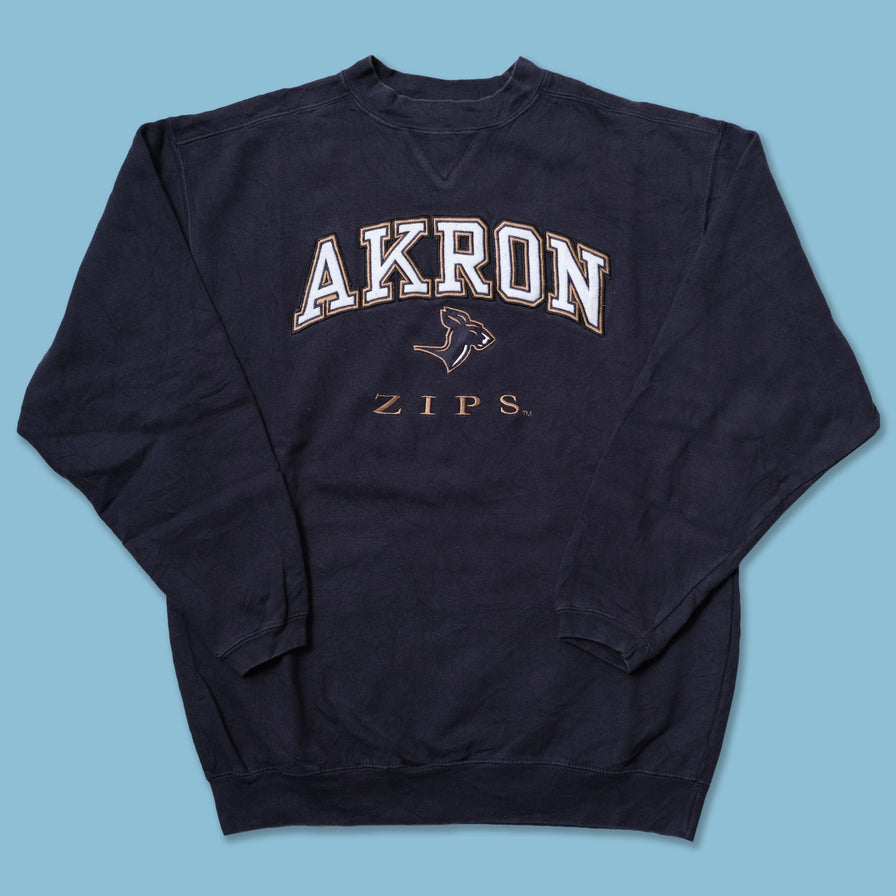 Vintage Akron Zips Sweater Large