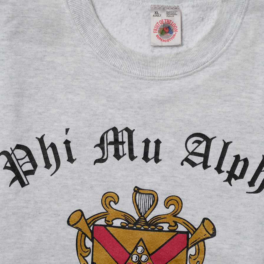 Vintage Phi Mu Alpha Sweater XLarge