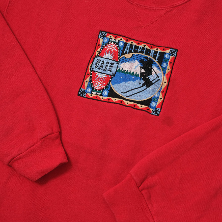 Vintage Alpine Ski Sweater XLarge