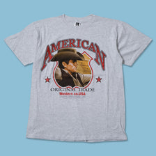 Vintage American Cowboy T-Shirt Large