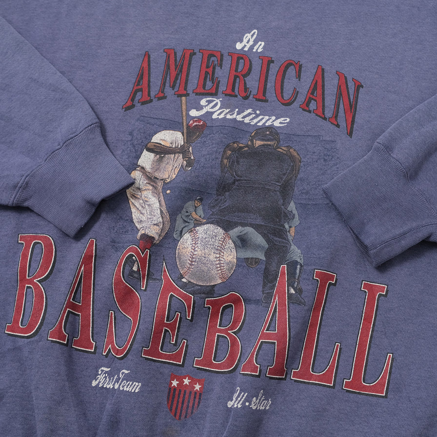 Vintage American Baseball Sweater XLarge