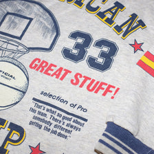 American Cup Basketball Sweater Large - Double Double Vintage