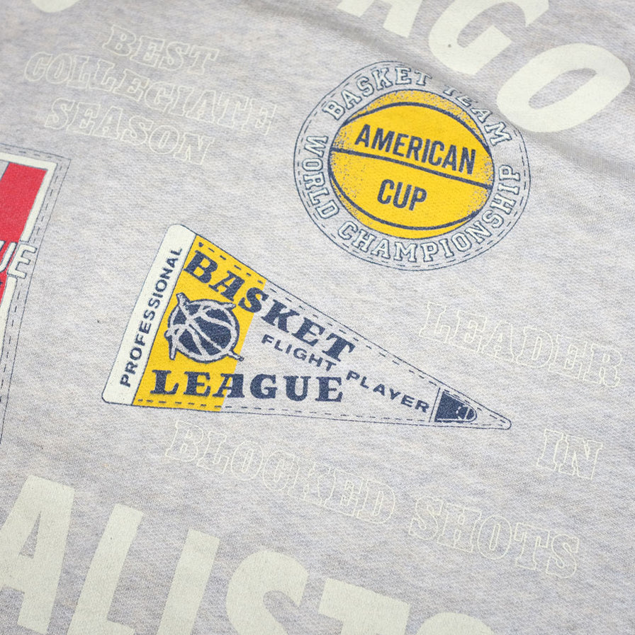 American Cup Basketball Sweater Large - Double Double Vintage