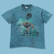 Vintage Harlequin Duck T-Shirt Large
