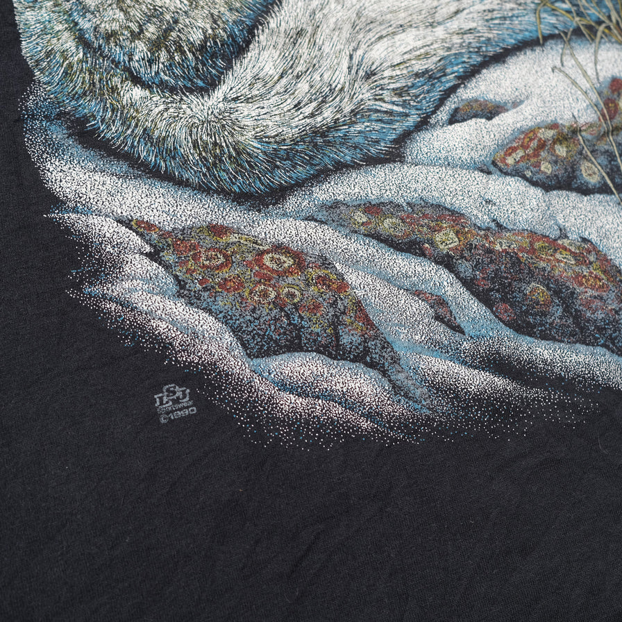Vintage White Fox T-Shirt XLarge