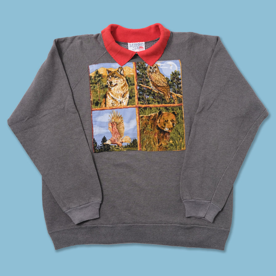 Vintage Animal Sweater Large