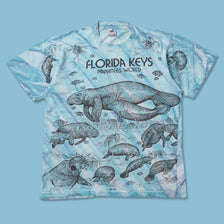 Vintage Florida Keys Ocean T-Shirt Medium / Large