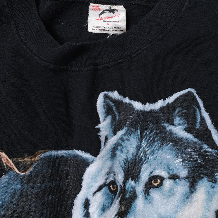 Vintage Montreal Wolf Sweater XLarge