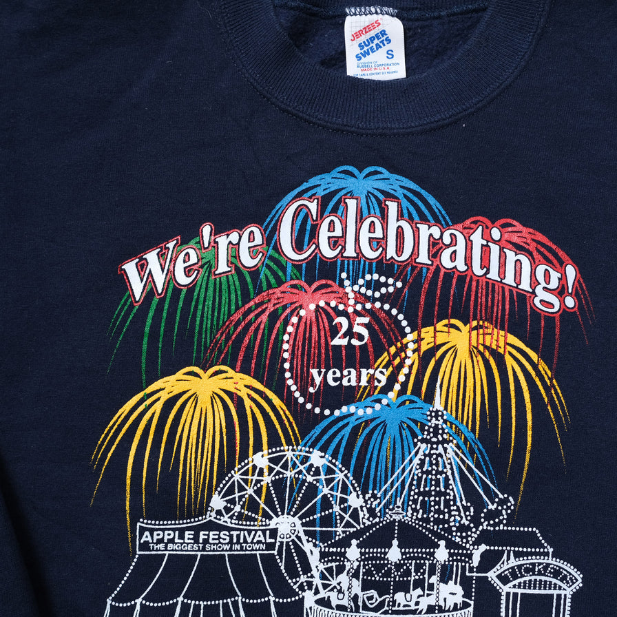 Vintage Apple Festival Sweater Small