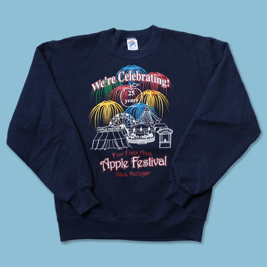 Vintage Apple Festival Sweater Small