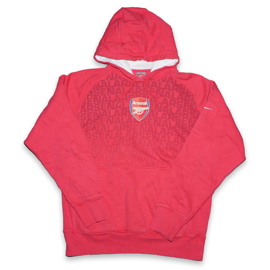 Vintage Nike Arsenal London Hoody Large Double Double Vintage