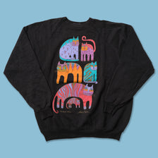 Vintage Cats Sweater Large / XLarge