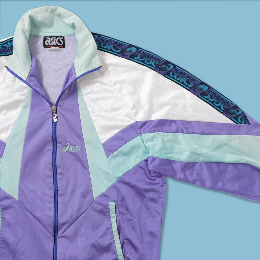 Vintage asics Track Jacket Medium