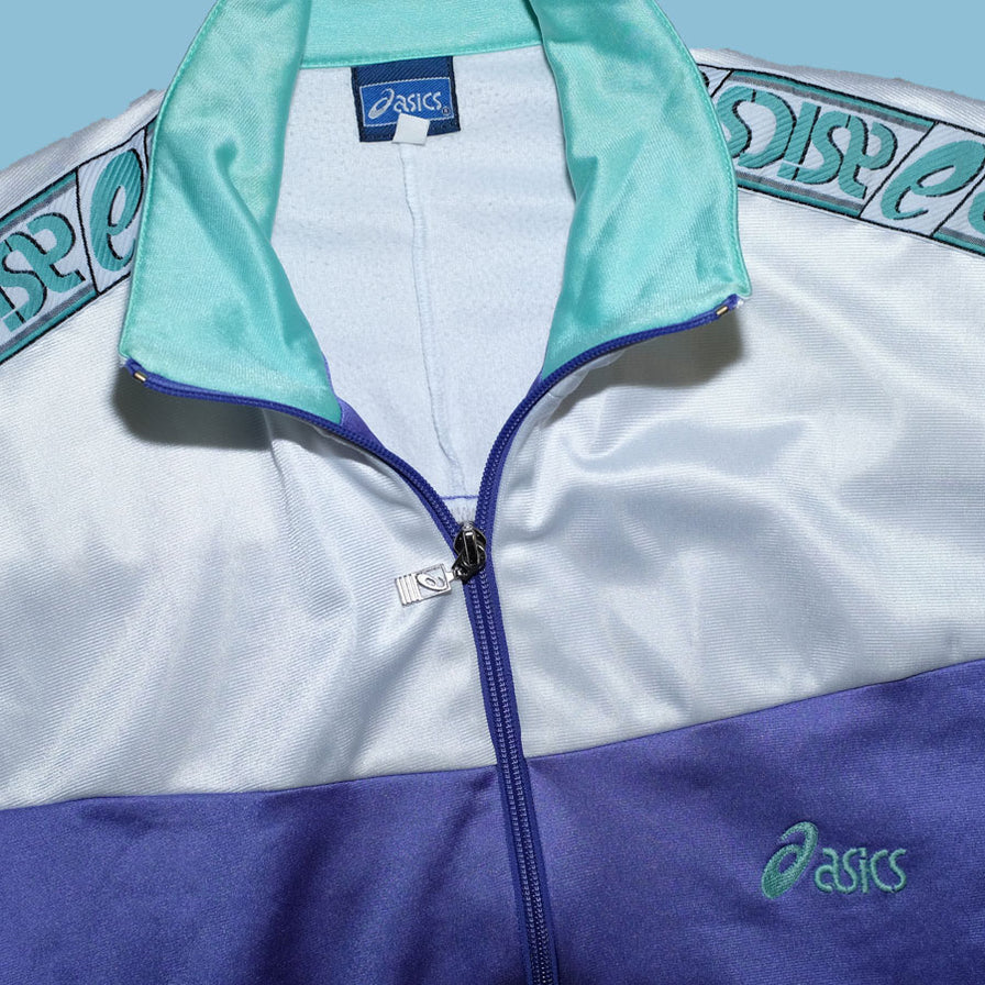 Vintage Asics Track Jacket Small - Double Double Vintage