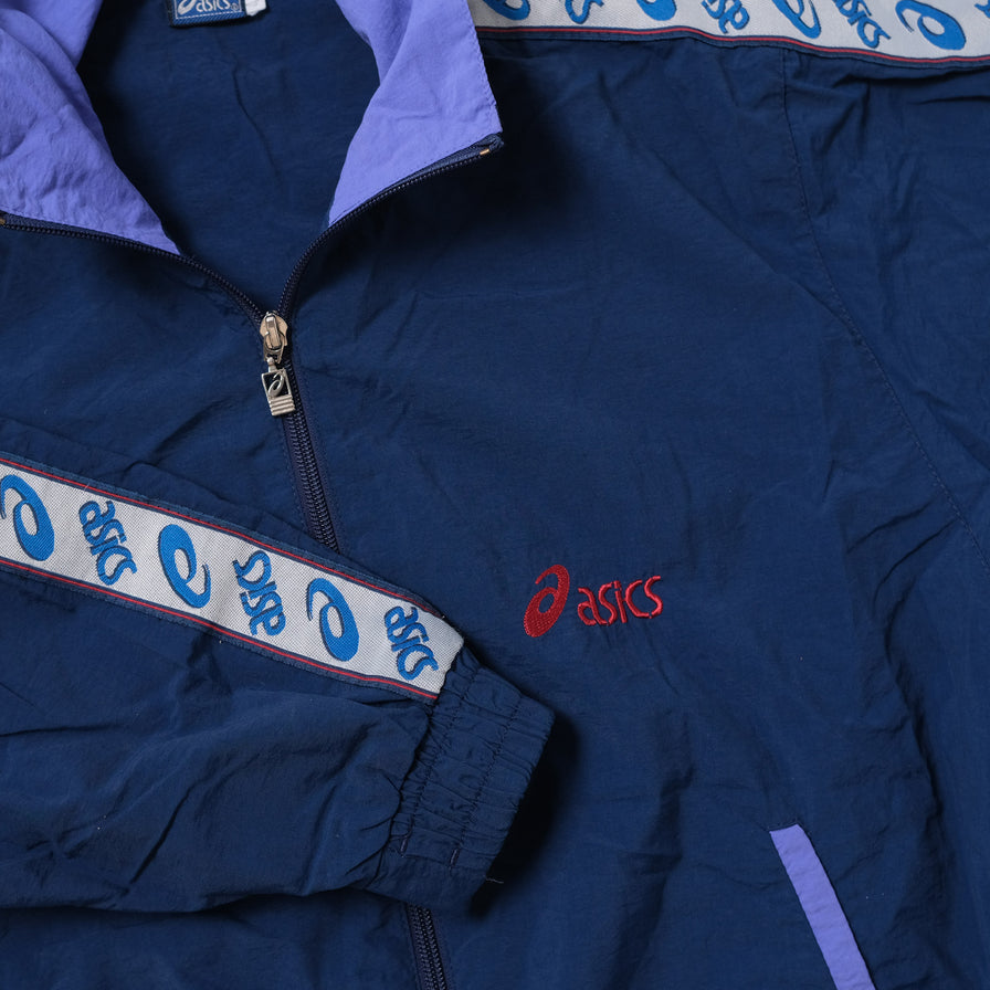 Vintage asics Track Jacket Small