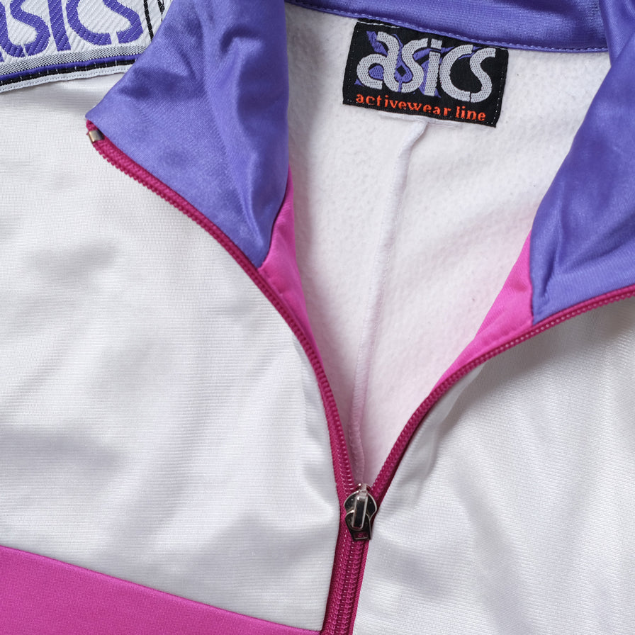 Vintage Asics Tape Track Jacket Small