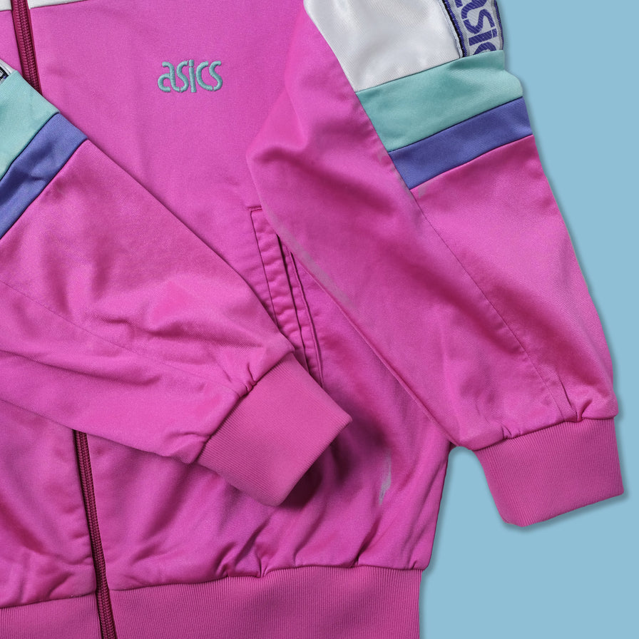 Vintage Asics Tape Track Jacket Small