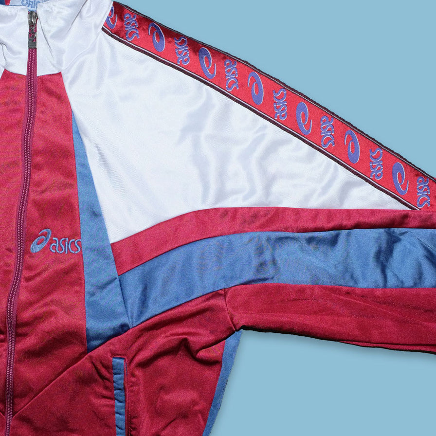 Vintage Asics Women's Track Jacket Small - Double Double Vintage
