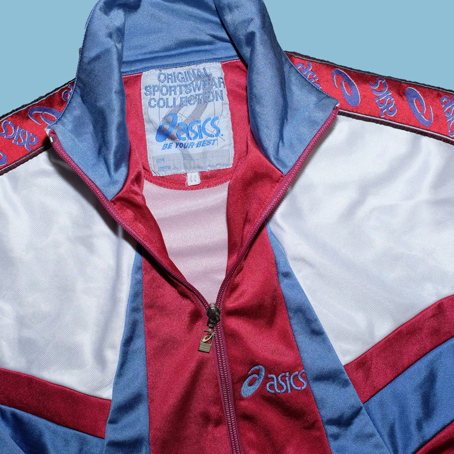 Vintage Asics Women's Track Jacket Small - Double Double Vintage
