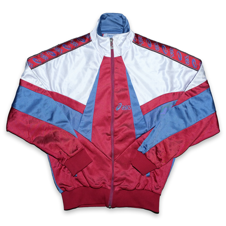 Vintage Asics Women's Track Jacket Small - Double Double Vintage